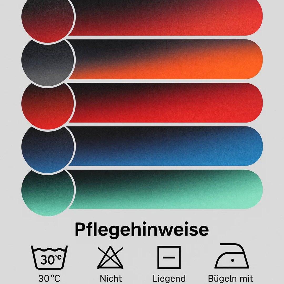 Zweiteiliges Sportbekleidungsset für Herren mit Farbverlauf und optimaler Bewegungsfreiheit