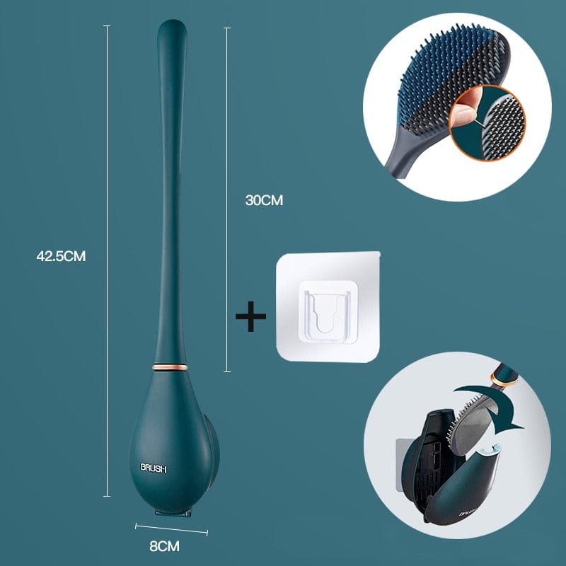 Zeitgemäße flexible Silikon-Toilettenbürste
