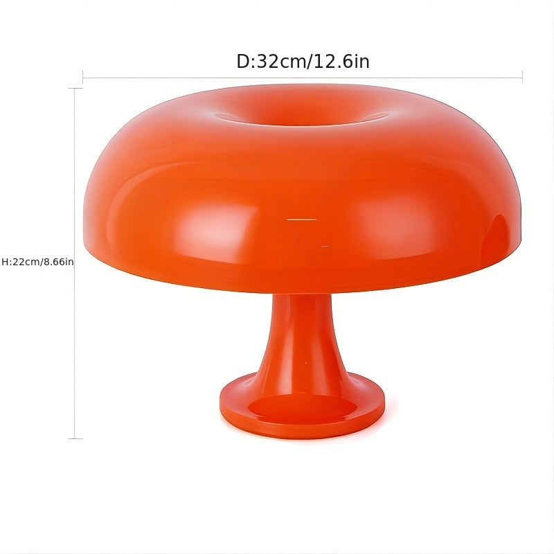 Lampe de table moderne LED en forme de champignon - Lampe de chevet et décorative USB