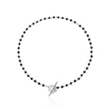 Elora - Flower Clasp Choker Necklace Black — crafted for everyday quality. Elora - Flower Clasp Choker Necklace Black — crafted for everyday quality.