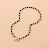 Elora - Flower Clasp Choker Necklace Black — crafted for everyday quality. Elora - Flower Clasp Choker Necklace Black — crafted for everyday quality.