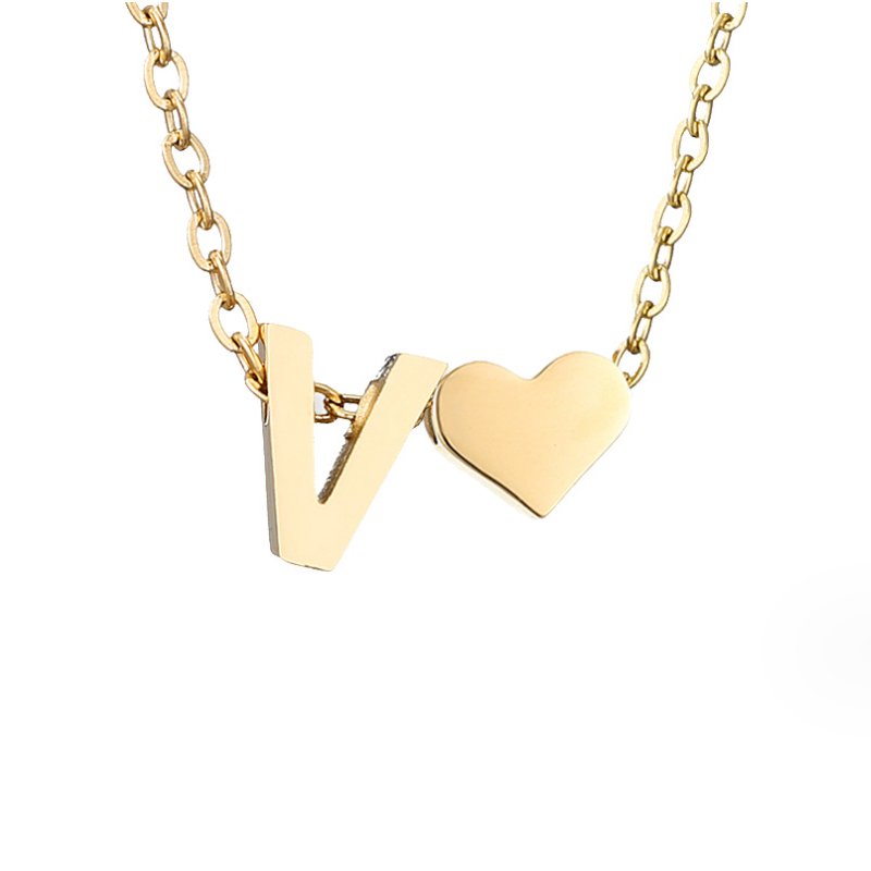 Niamh - Love & Letter Initial Necklace — bringing modern charm to your space. Niamh - Love & Letter Initial Necklace — bringing modern charm to your space.