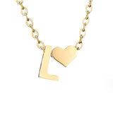 Niamh - Love & Letter Initial Necklace — bringing modern charm to your space. Niamh - Love & Letter Initial Necklace — bringing modern charm to your space.