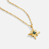 Sylvia - Star Emerald Crystal Necklace — crafted for everyday quality. Sylvia - Star Emerald Crystal Necklace — crafted for everyday quality.