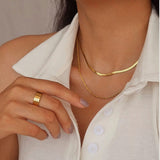 Sienna - Layered Gold Chain Necklace — crafted for everyday quality. Sienna - Layered Gold Chain Necklace — crafted for everyday quality.