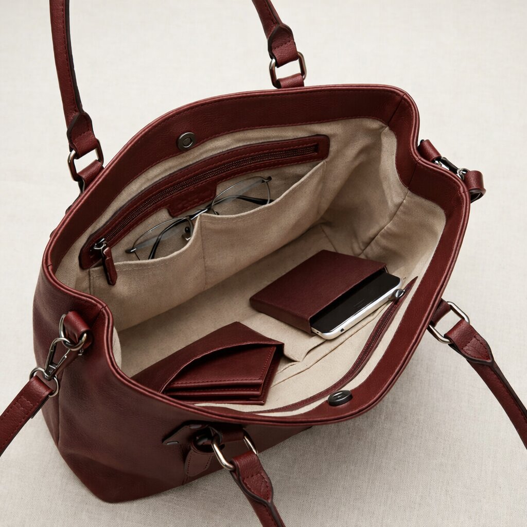 Handtasche für Frauen | Leder Umhängetasche | Schultertasche | Lunava