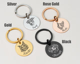 Engraved Pet Portrait Keychain — crafted for everyday quality. Engraved Pet Portrait Keychain — crafted for everyday quality.