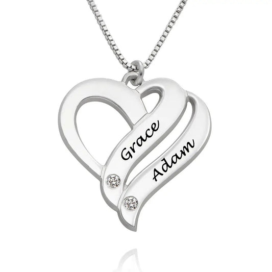 Leila - Hearts Forever Name Necklace — crafted for everyday quality.
