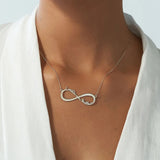 Maisie - Infinity Name Necklace — bringing modern charm to your space. Maisie - Infinity Name Necklace — bringing modern charm to your space.