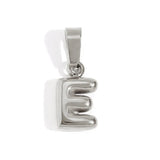 Esme - Bubble Letter Necklace Silver — designed to inspire your lifestyle. Esme - Bubble Letter Necklace Silver — designed to inspire your lifestyle.