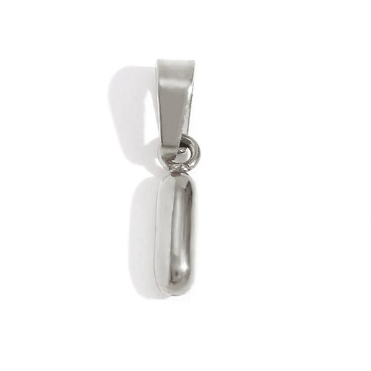 Esme - Bubble Letter Necklace Silver — designed to inspire your lifestyle. Esme - Bubble Letter Necklace Silver — designed to inspire your lifestyle.