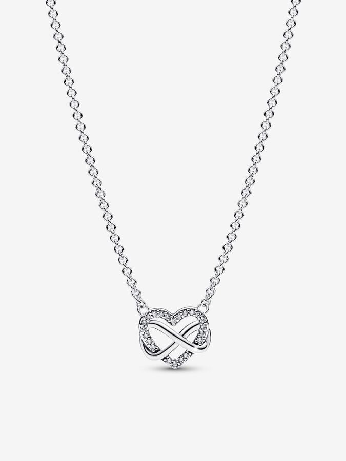 Jenna - Heart Infinity Pearl Necklace — bringing modern charm to your space. Jenna - Heart Infinity Pearl Necklace — bringing modern charm to your space.