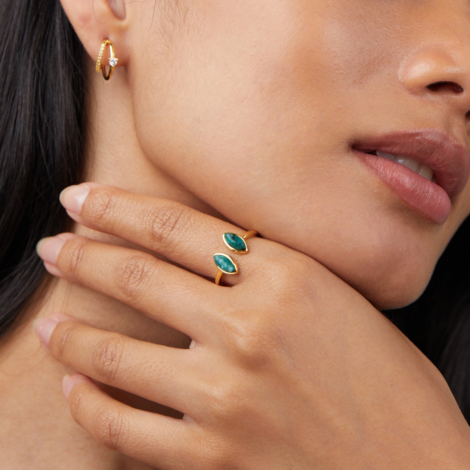 Uzma - Stone Wrap Ring — designed to inspire your lifestyle. Uzma - Stone Wrap Ring — designed to inspire your lifestyle.