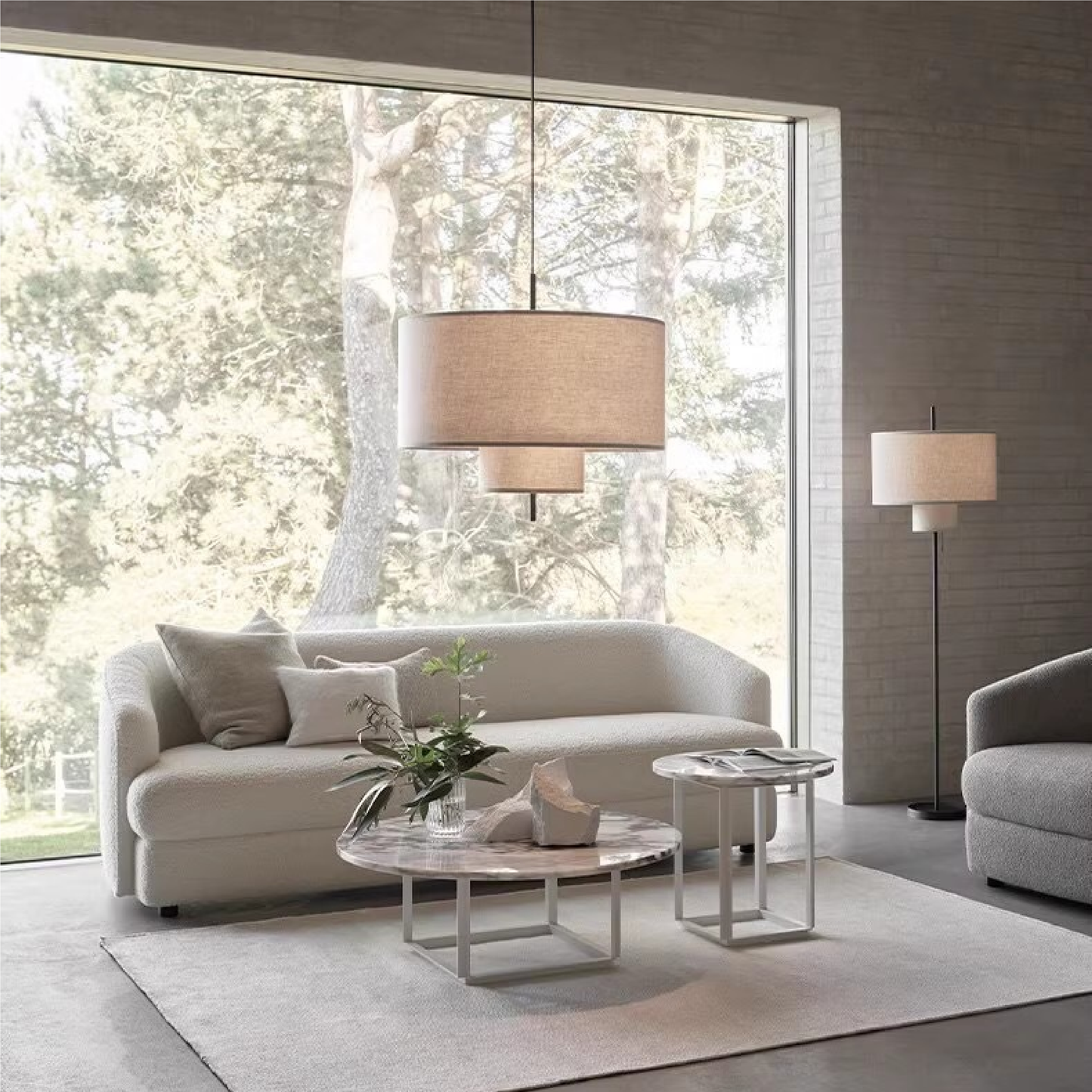 Yurina Seidenpendelleuchte