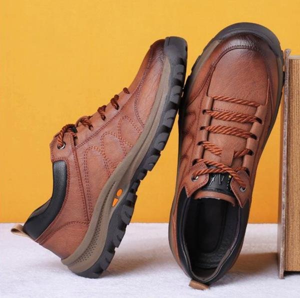 Bequeme und Wasserdichte Orthopädische Lederschuhe für Herren
