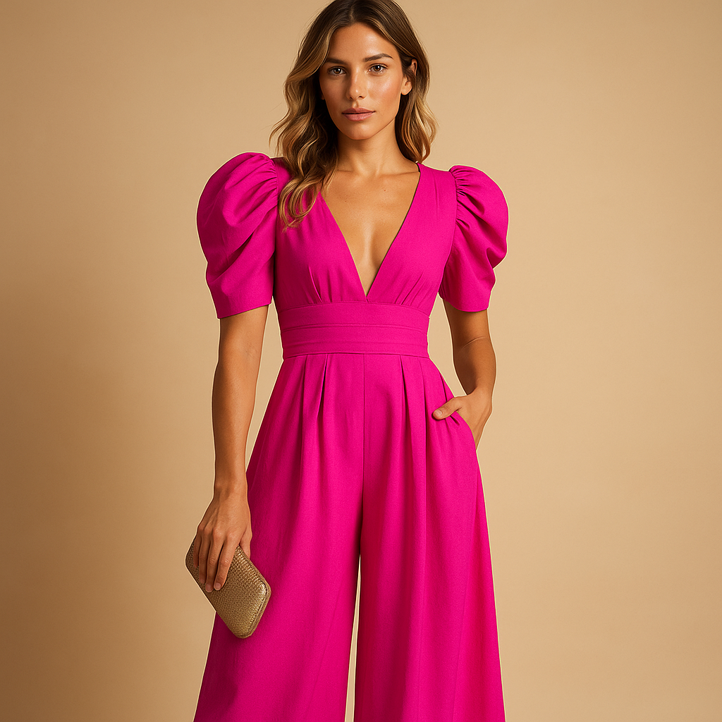 Eleganter Damen-Jumpsuit mit taillierter Passform