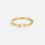 Shaina - Crystal Gold Ring — made with care and attention to detail. Shaina - Crystal Gold Ring — made with care and attention to detail.