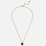 Cora - Black Shell Pendant Necklace — crafted for everyday quality. Cora - Black Shell Pendant Necklace — crafted for everyday quality.