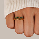 Zaria - Double Layer Crystal Ring — perfect for those who value comfort and design. Zaria - Double Layer Crystal Ring — perfect for those who value comfort and design.