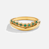 Zaria - Double Layer Crystal Ring — perfect for those who value comfort and design. Zaria - Double Layer Crystal Ring — perfect for those who value comfort and design.