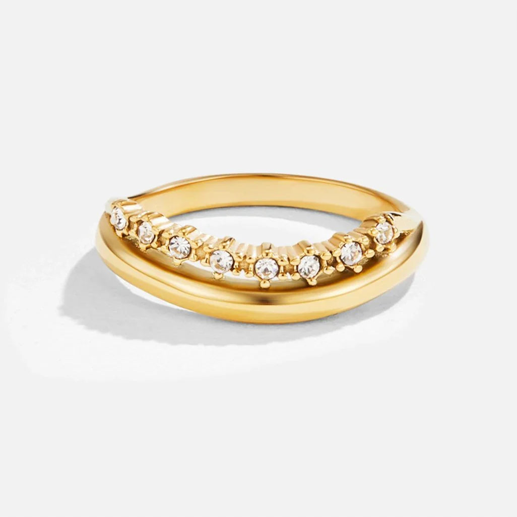 Zaria - Double Layer Crystal Ring — perfect for those who value comfort and design. Zaria - Double Layer Crystal Ring — perfect for those who value comfort and design.