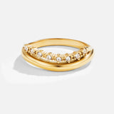 Zaria - Double Layer Crystal Ring — perfect for those who value comfort and design. Zaria - Double Layer Crystal Ring — perfect for those who value comfort and design.