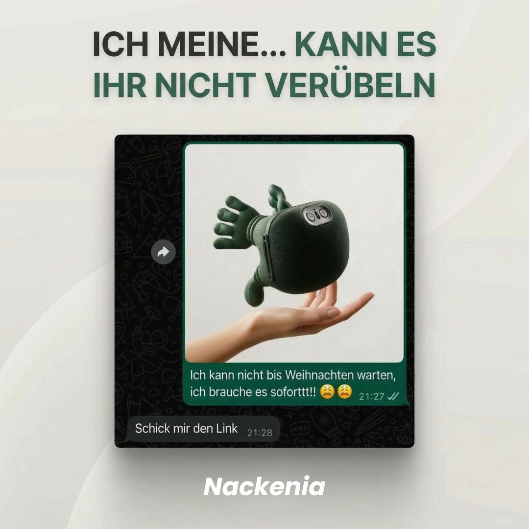 Nacken- & Schulter-Massager | Nackenmassage zu Hause für entspannte Muskeln | Nackenia