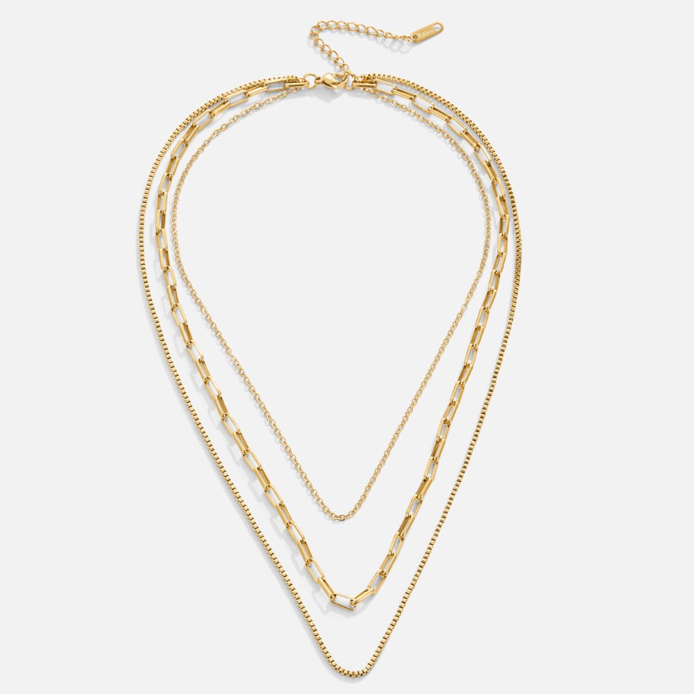 Yelena - Layered Chain Necklace — made with care and attention to detail. Yelena - Layered Chain Necklace — made with care and attention to detail.