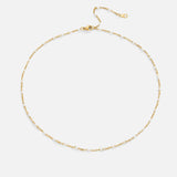 Noa - White Bead Necklace — made with care and attention to detail. Noa - White Bead Necklace — made with care and attention to detail.