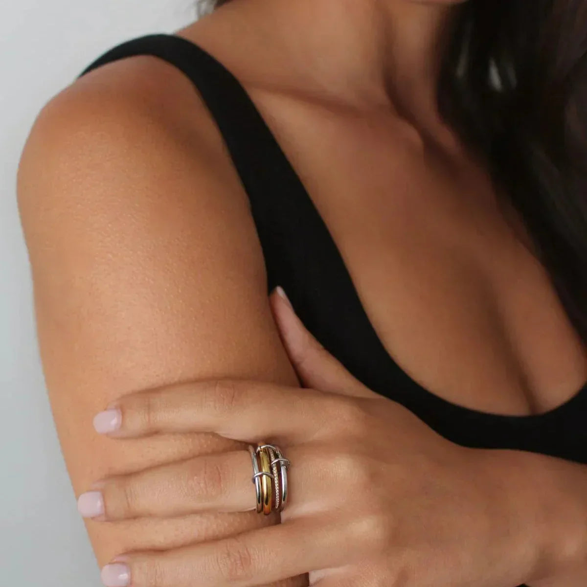 Susan - Diamond Ring Stack — bringing modern charm to your space. Susan - Diamond Ring Stack — bringing modern charm to your space.