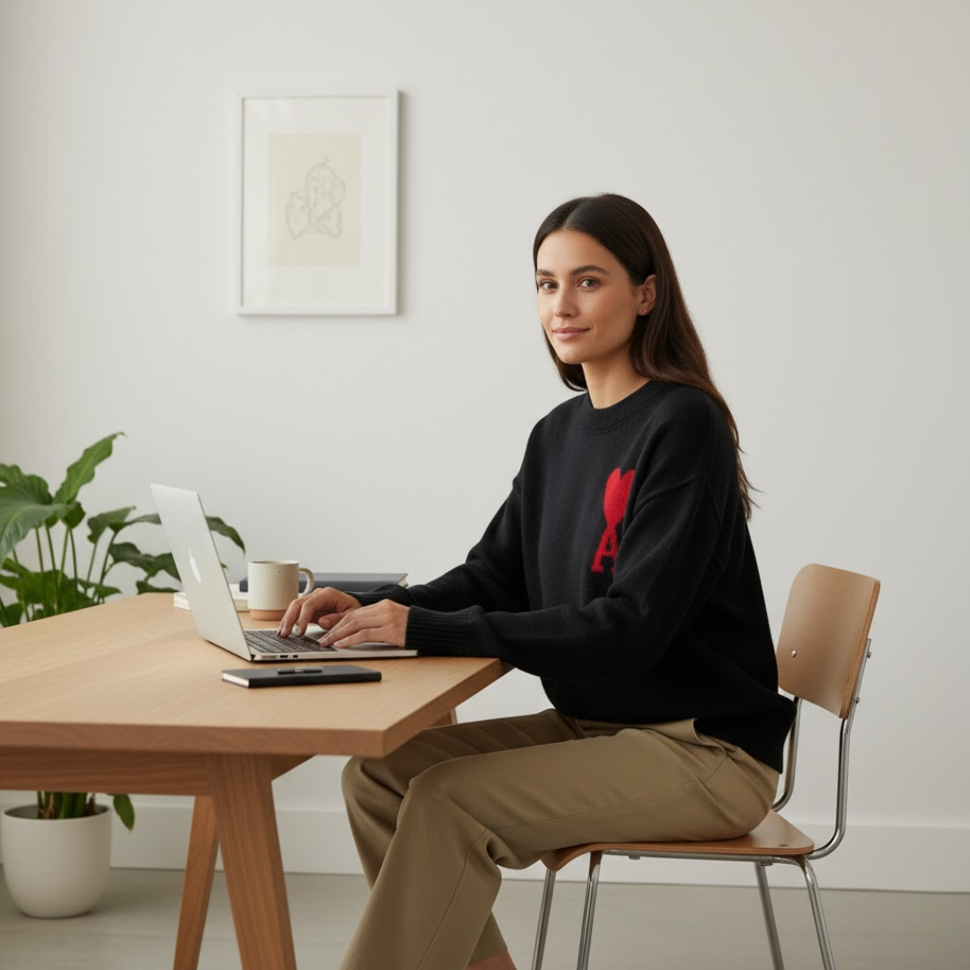 Damen-Pullover mit Herzmotiv – Stil & Komfort