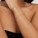 Pamela - Beaded Chain Bracelet — made with care and attention to detail. Pamela - Beaded Chain Bracelet — made with care and attention to detail.