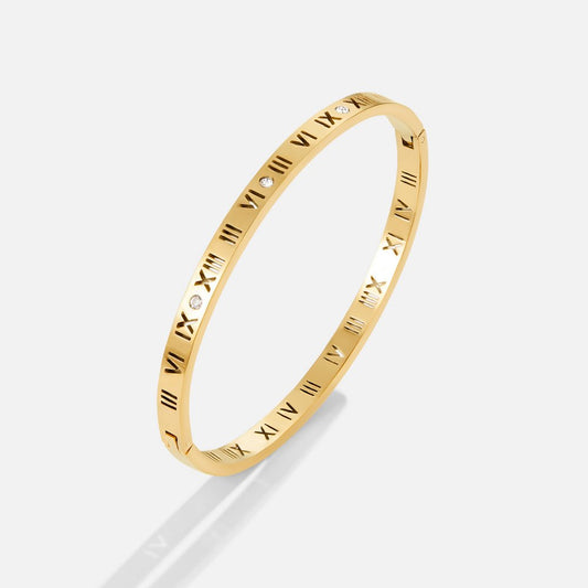 Sierra - Roman Gold Bangle — made with care and attention to detail.