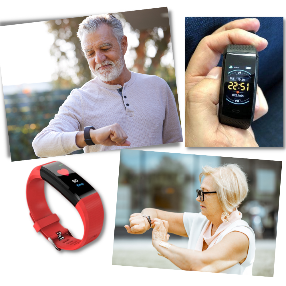 Senioren Smartwatch | Herzfrequenz & Blutdruck immer im Blick