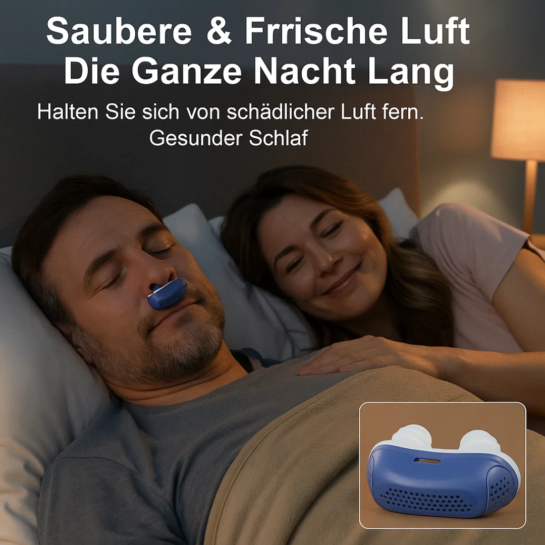 Micro-CPAP Schlafapnoe-Gerät für Reisen & Anti-Schnarchen