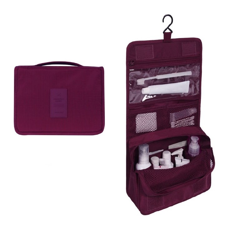 Wasserabweisende Reise-Kosmetiktasche mit Haken