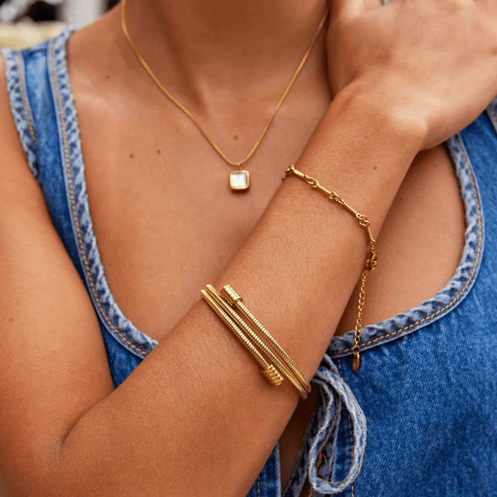 Ophelia - Twisted Bracelet — made with care and attention to detail. Ophelia - Twisted Bracelet — made with care and attention to detail.