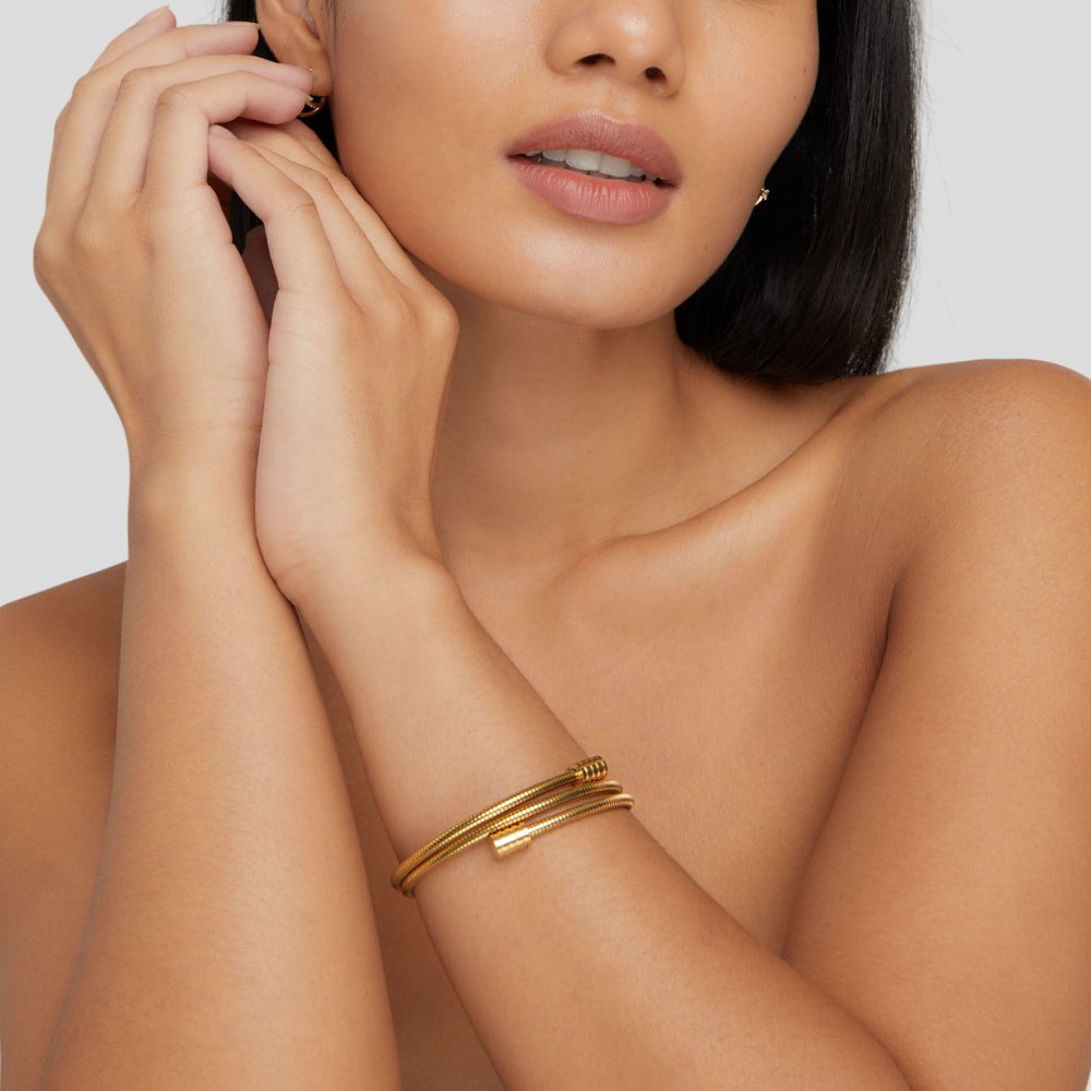 Ophelia - Twisted Bracelet — made with care and attention to detail. Ophelia - Twisted Bracelet — made with care and attention to detail.