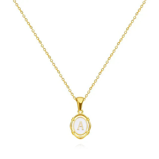 Trinity - Vintage Gold Letter Necklace — made with care and attention to detail.