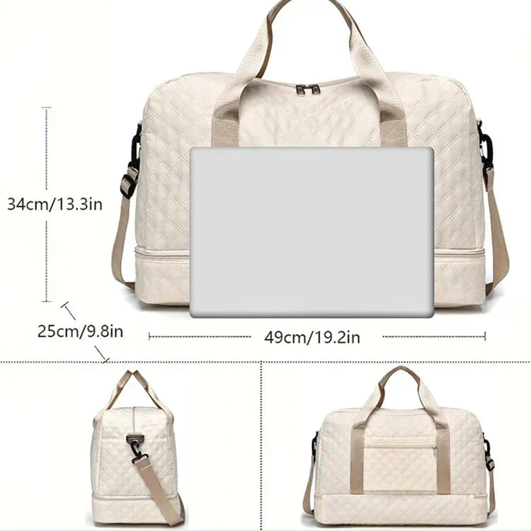Wochenendtasche für Männer & Frauen | Sporttasche mit Schuhfach | UrbanFold