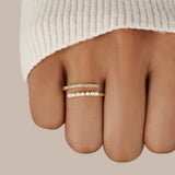Teresa - Pearl & Crystal Ring — perfect for those who value comfort and design. Teresa - Pearl & Crystal Ring — perfect for those who value comfort and design.