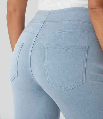 ElsaShape Denim Haute Taille Jeans avec Zakken – Look Confortable