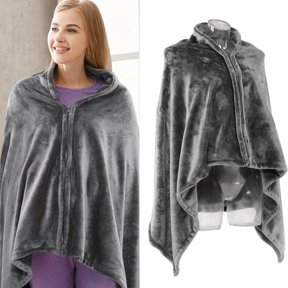 Elektrische Deken USB-Aangedreven Verwarmde Plaid - 3 Warmte-instellingen, Zachte Flanel