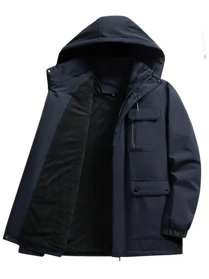 Wintergefütterter Parka für Herren – Regular Fit Jacke
