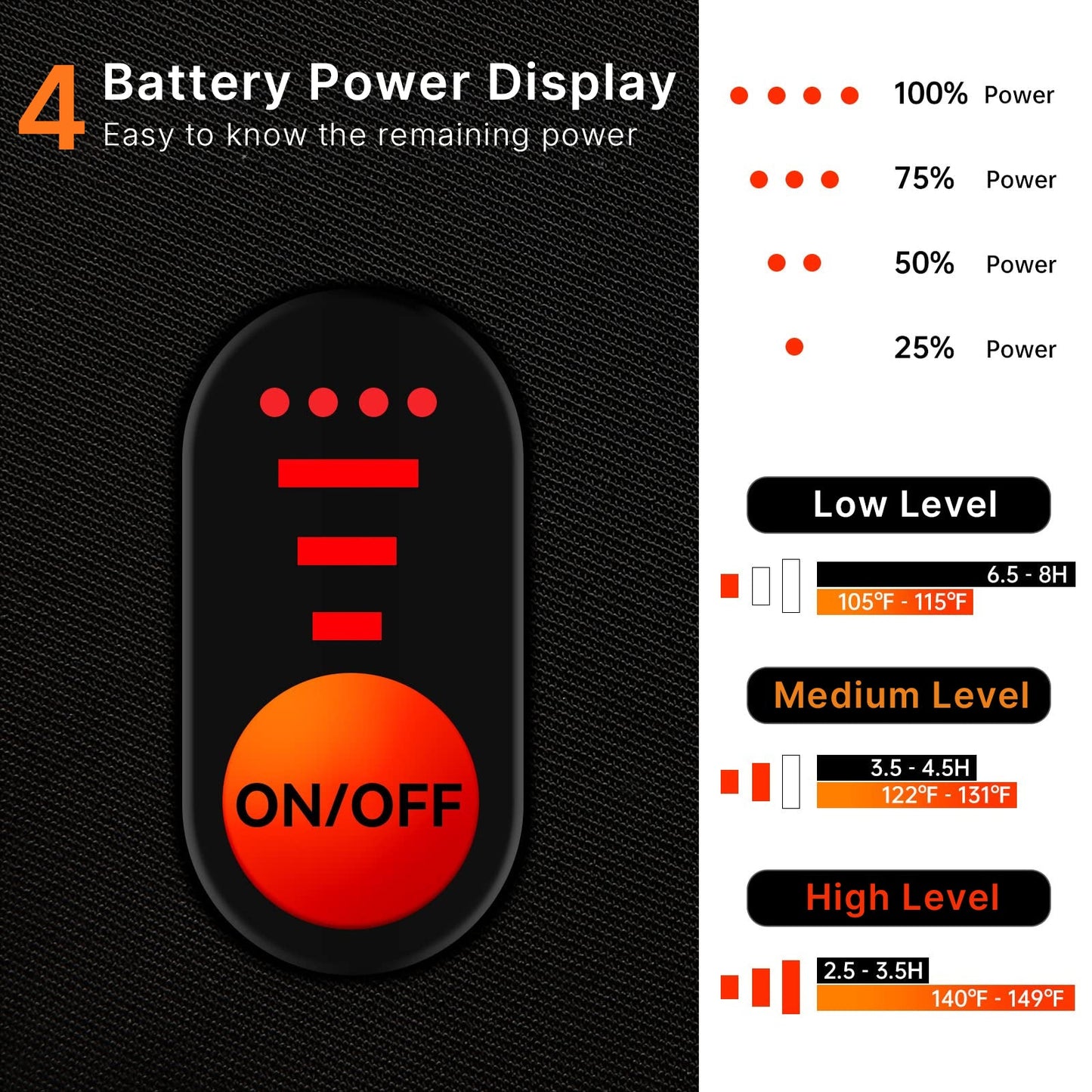 Gants chauffants rechargeables à écran tactile - Imperméables et chauds pour l'hiver