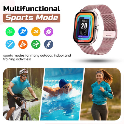 Montre connectée Damen - Schlankes Design - Gesundheitsüberwachung