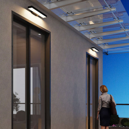 Applique murale extérieure à LED avec détecteur de mouvement - Éclairage de sécurité résistant aux intempéries