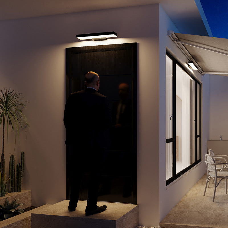 Applique murale extérieure à LED avec détecteur de mouvement - Éclairage de sécurité résistant aux intempéries