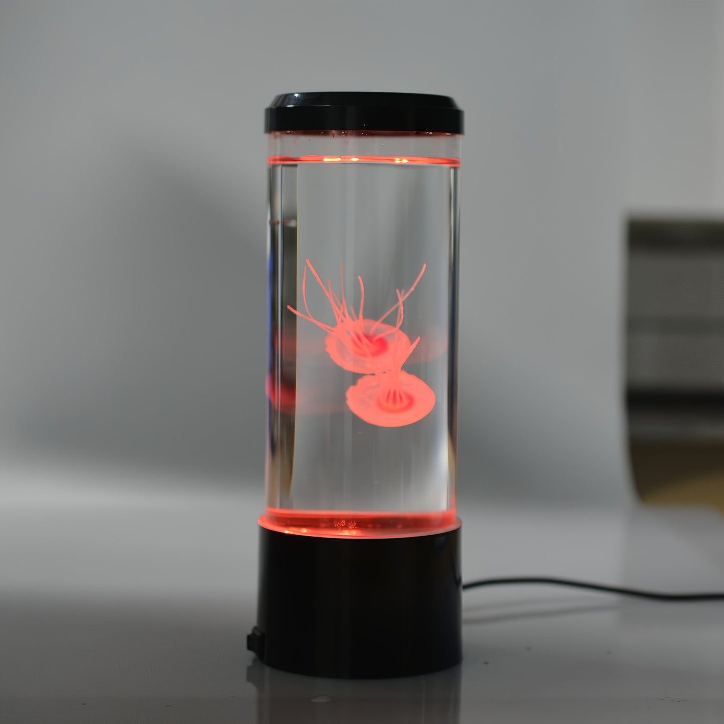 Colorful LED Lava Lamp with Jellyfish Effect - USB Table Light