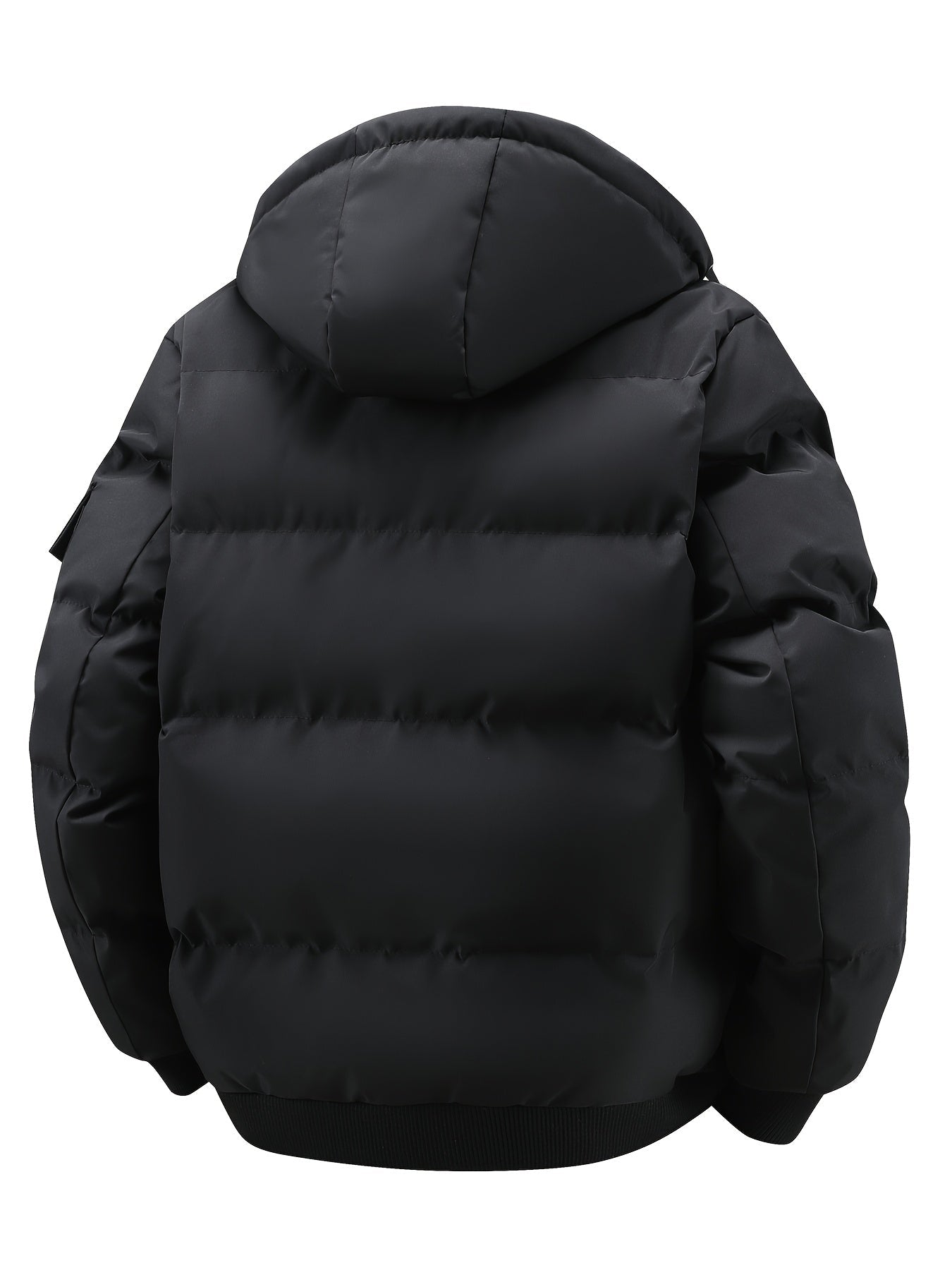 Veste d'hiver pour hommes avec capuche – Veste robuste et longue pour les températures plus humides